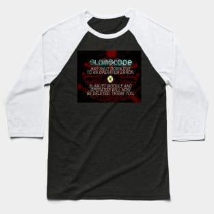 Slamscape Game Over Screen Baseball T-Shirt